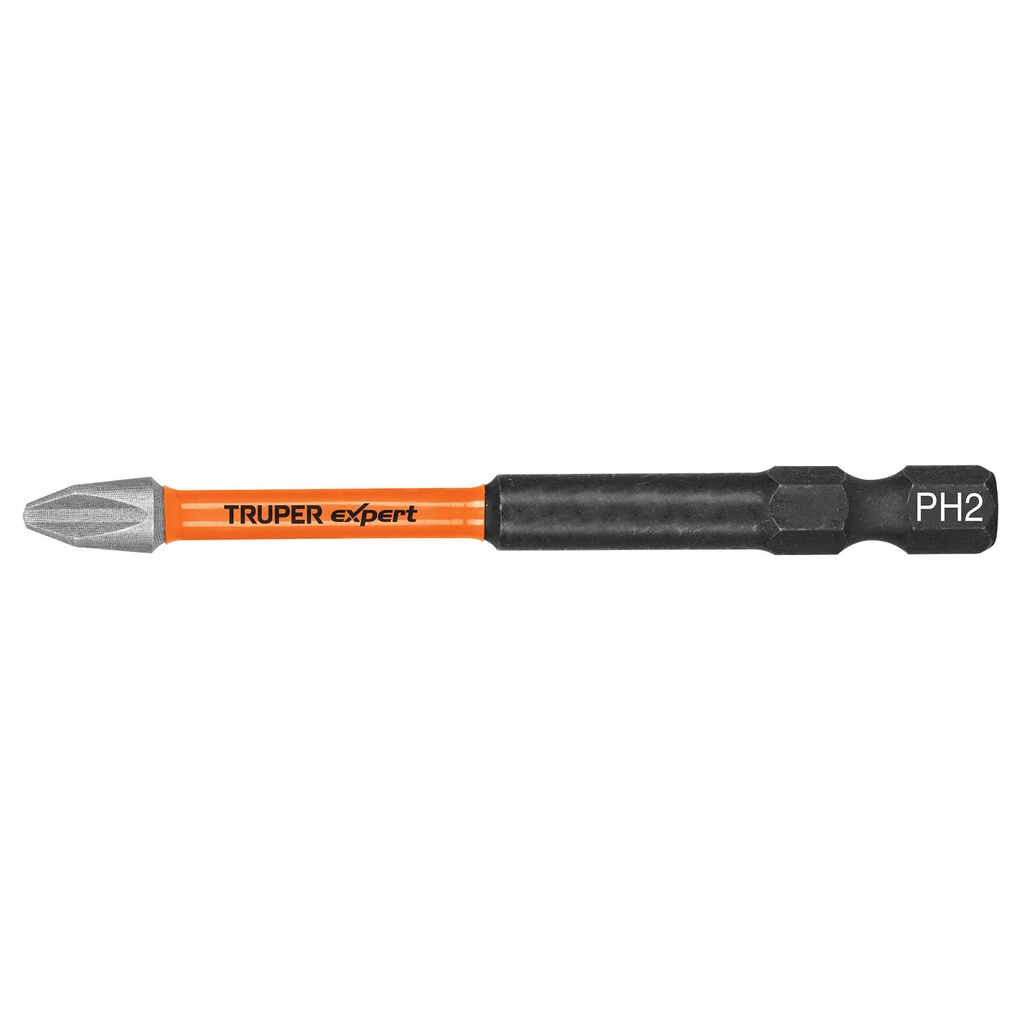 100821 / Estuche con 5 puntas de cruz PH2 de impacto largo 3', Expert