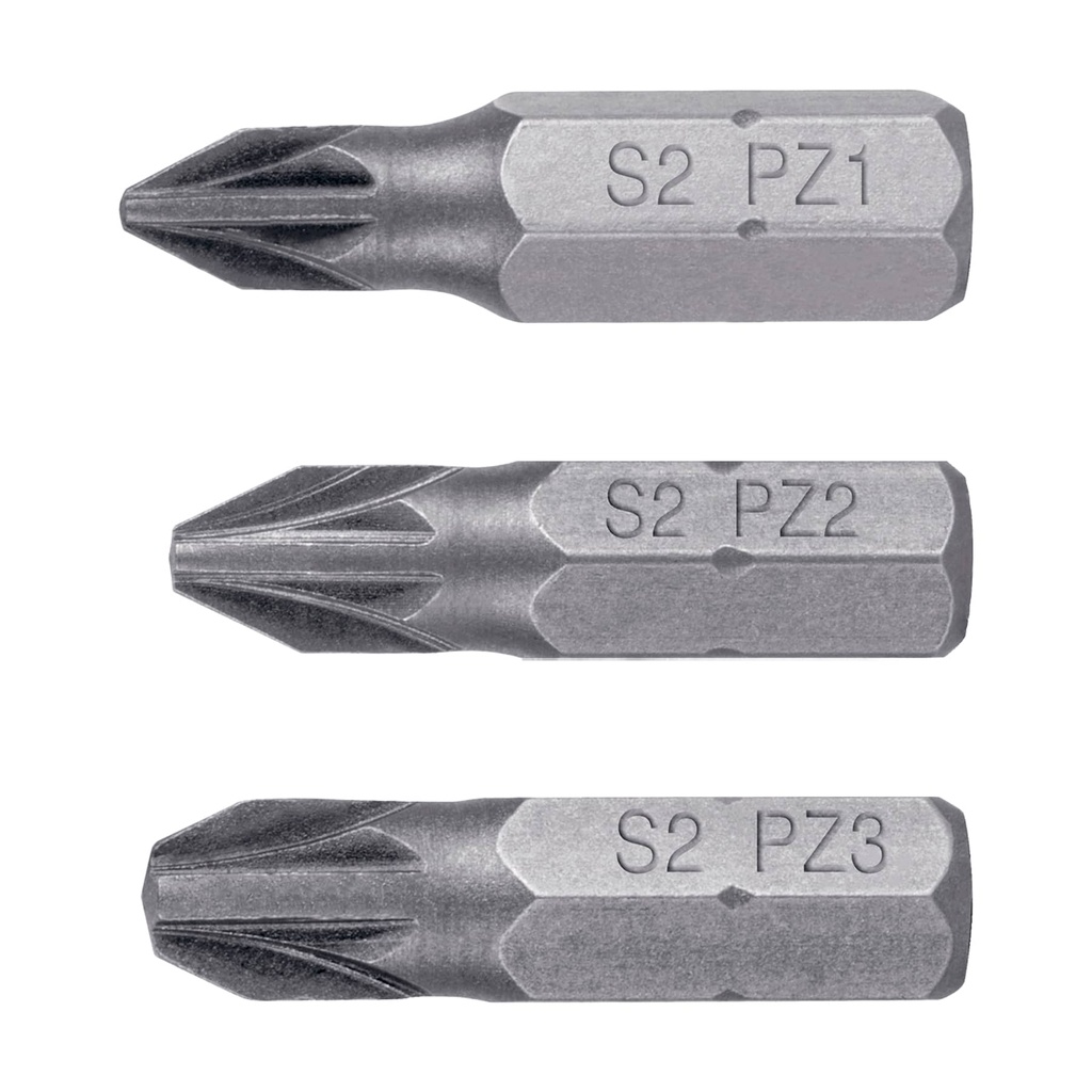 17798 / Estuche con 5 puntas pozidriv combinadas largo 1', Expert
