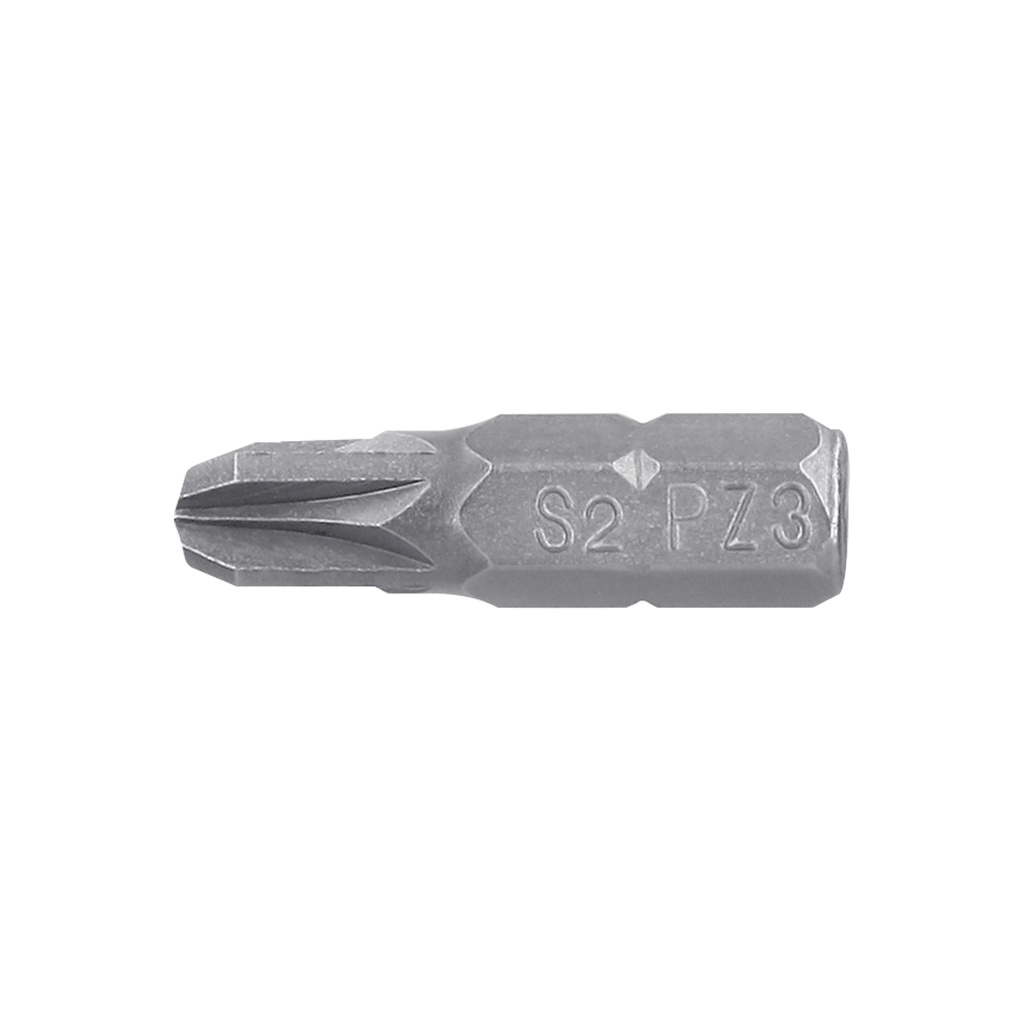 12159 / Estuche con 5 puntas pozidriv PZ3 largo 1', Truper Expert