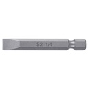 12171 / Estuche con 5 puntas planas de 1/4' largo 2', Truper Expert