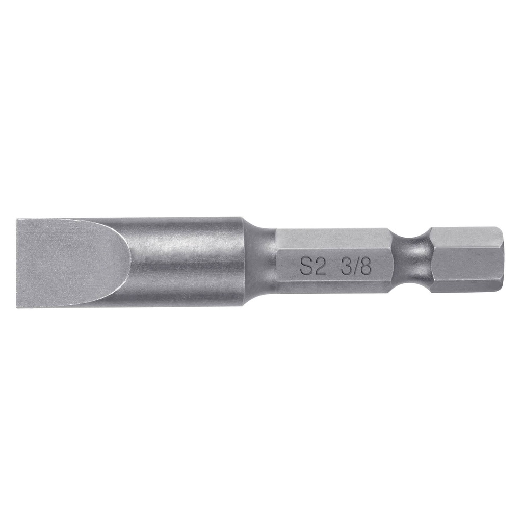 12176 / Estuche con 5 puntas planas de 3/8' largo 2', Truper Expert