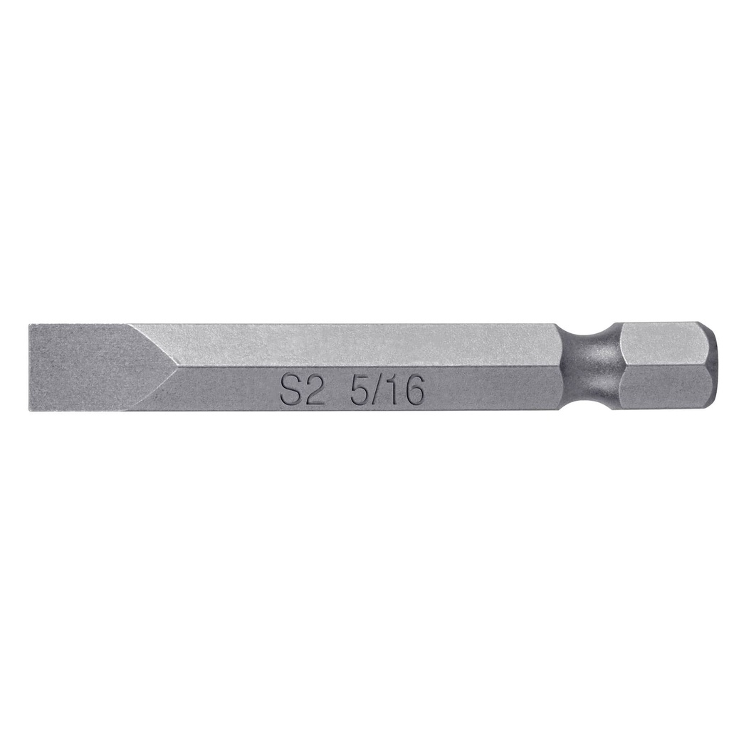 12174 / Estuche con 5 puntas planas de 5/16' largo 2', Truper Expert