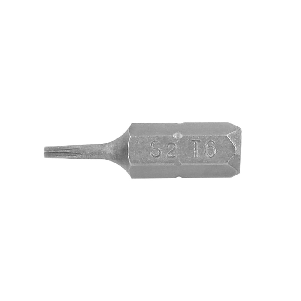 12186 / Estuche con 5 puntas torx T6 largo 1', Truper Expert