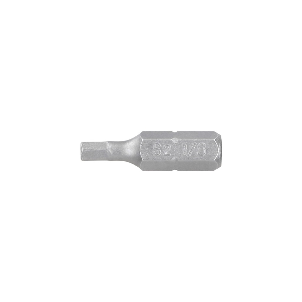 12489 / Estuche con 5 puntas hexagonales de 1/8mm largo 1', Expert