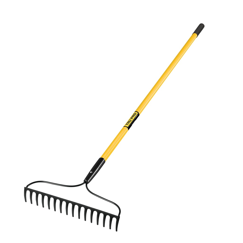 17885 / Rastrillo jardinero, 16 dientes, mango 60' fibra de vidrio, Truper