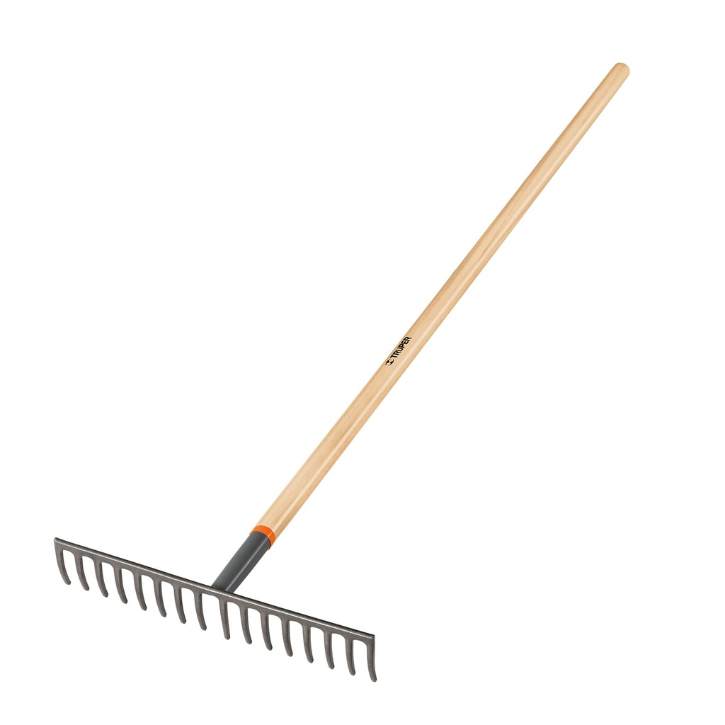 17880 / Rastrillo recto de 16 dientes, mango de 60', Truper