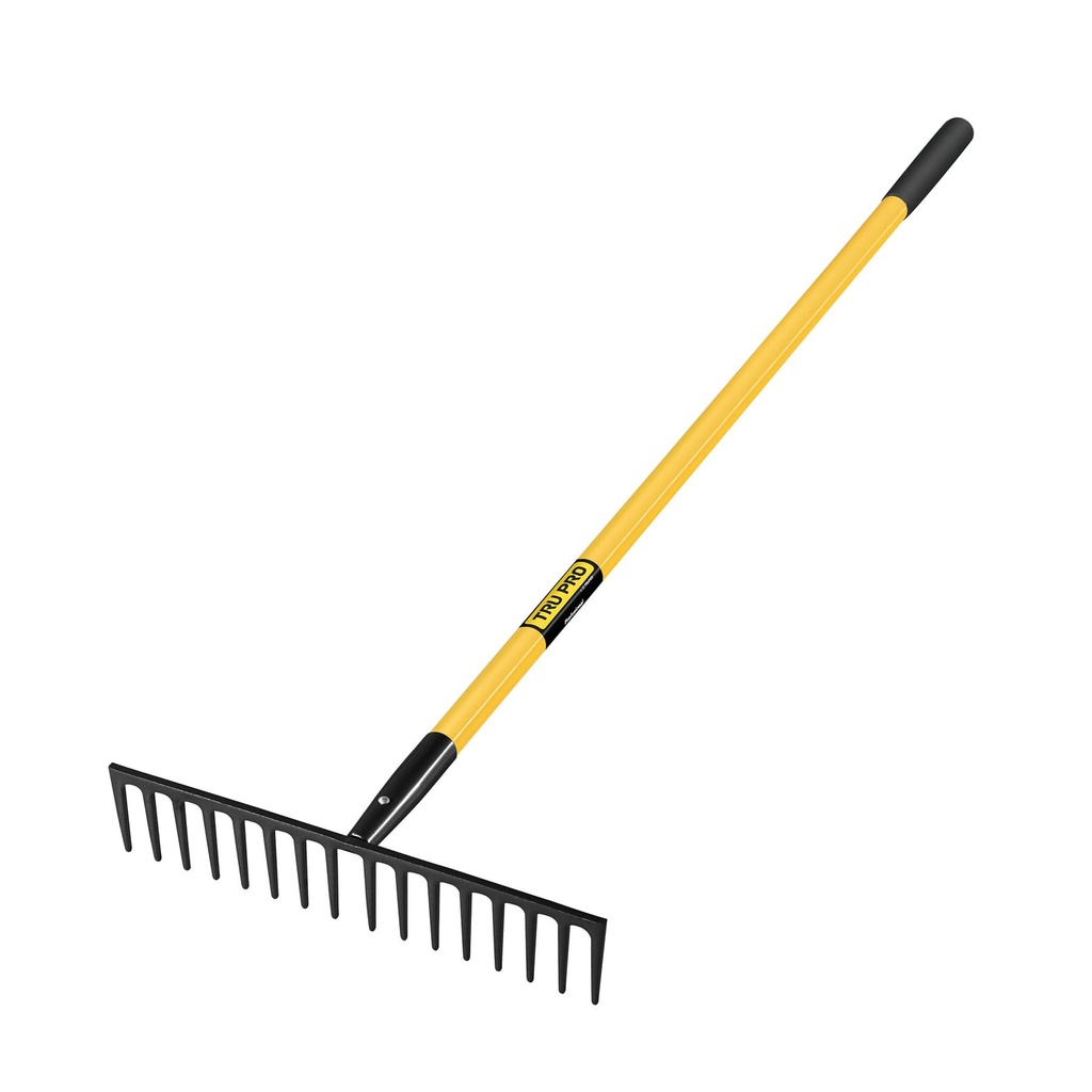 17894 / Rastrillo recto reforzado 16 dientes, mgo fibra d/vidrio 60', Truper