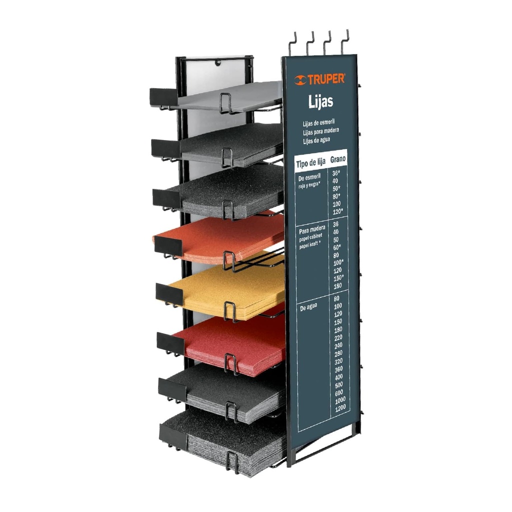 50208 / Rack para lijas, Truper