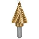 101556 / Broca escalonada titanio 10 escalones 1/4' a 1-3/8', Expert