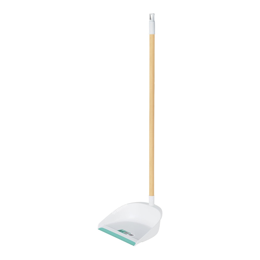 57024 / Recogedor plástico con bastón de madera, Klintek