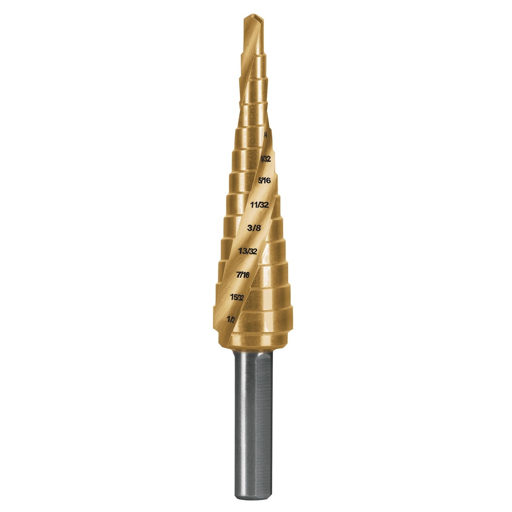 101551 / Broca escalonada titanio 13 escalones 1/8' a 1/2', Expert