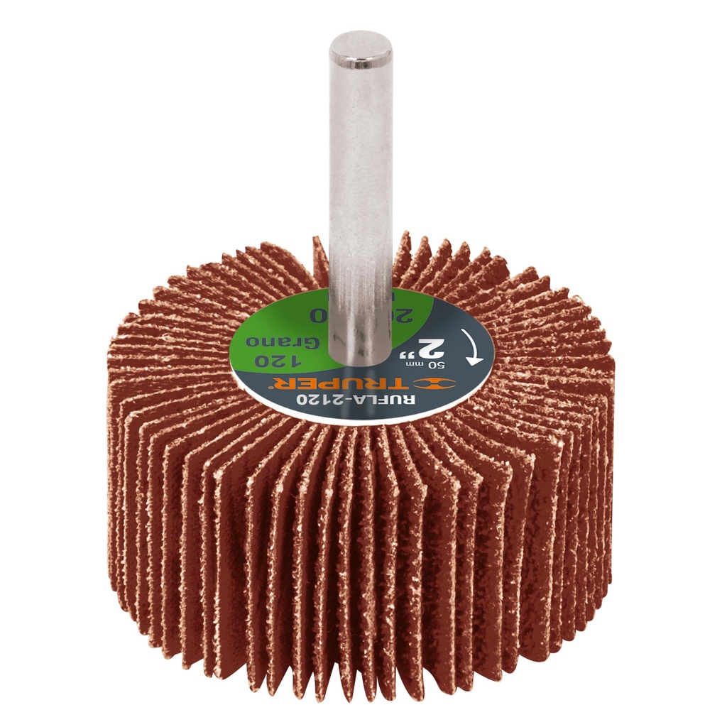 13039 / Rueda flap de 2', grano 120, Truper