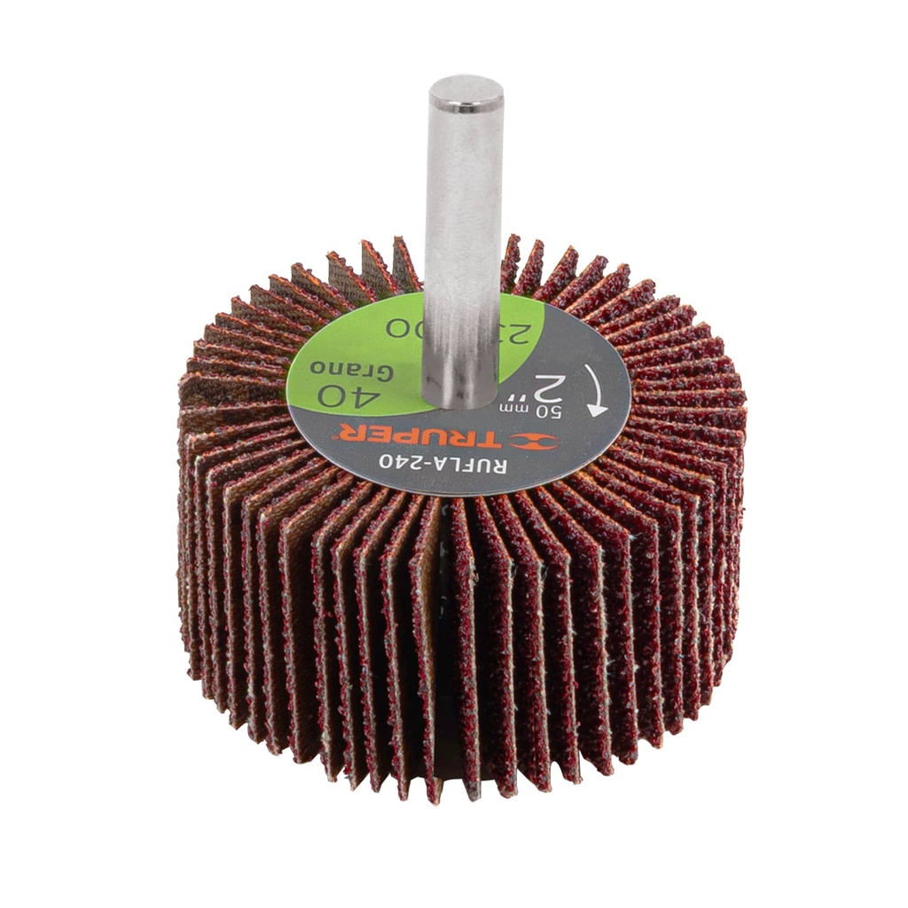 13036 / Rueda flap de 2', grano 40, Truper