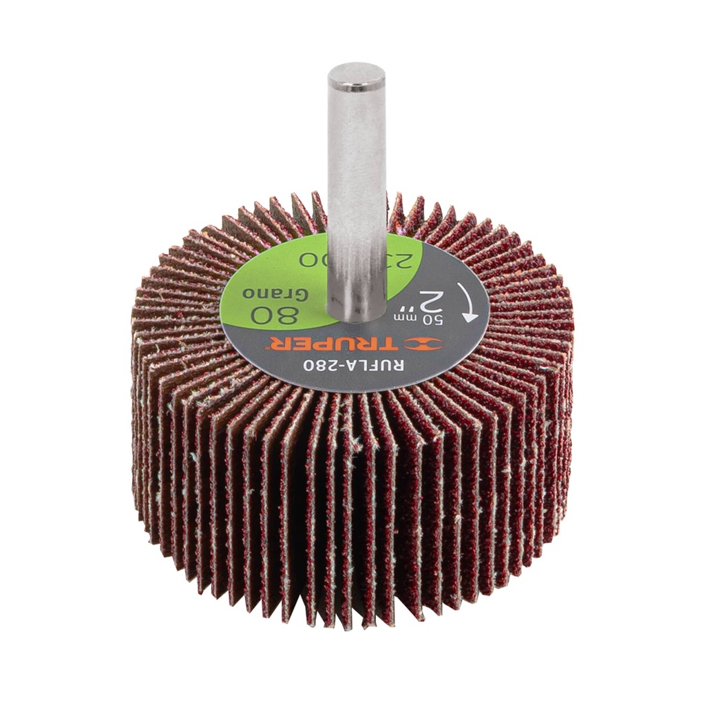 13038 / Rueda flap de 2', grano 80, Truper