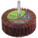 13042 / Rueda flap de 3', grano 80, Truper
