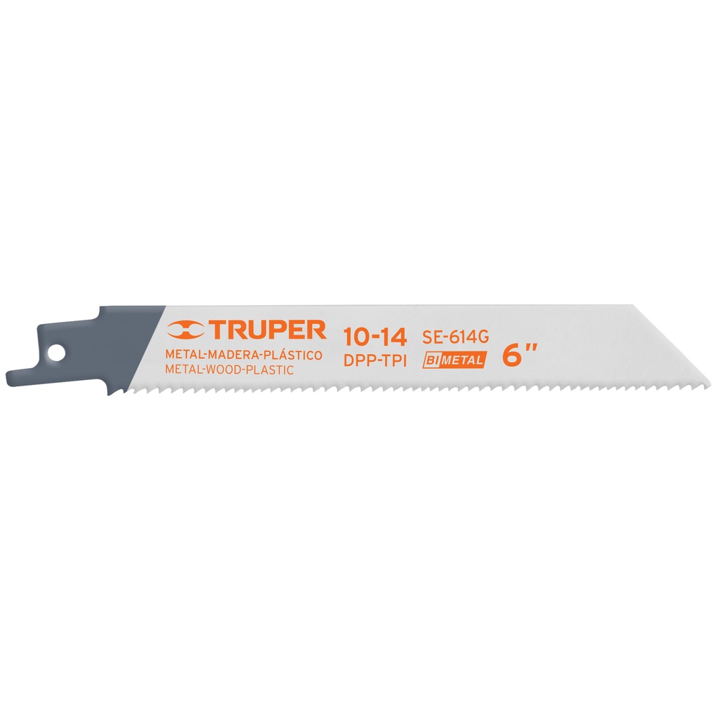 10790 / Blíster con 2 seguetas sierra sable 6' 10-14 DPP uso general, Truper