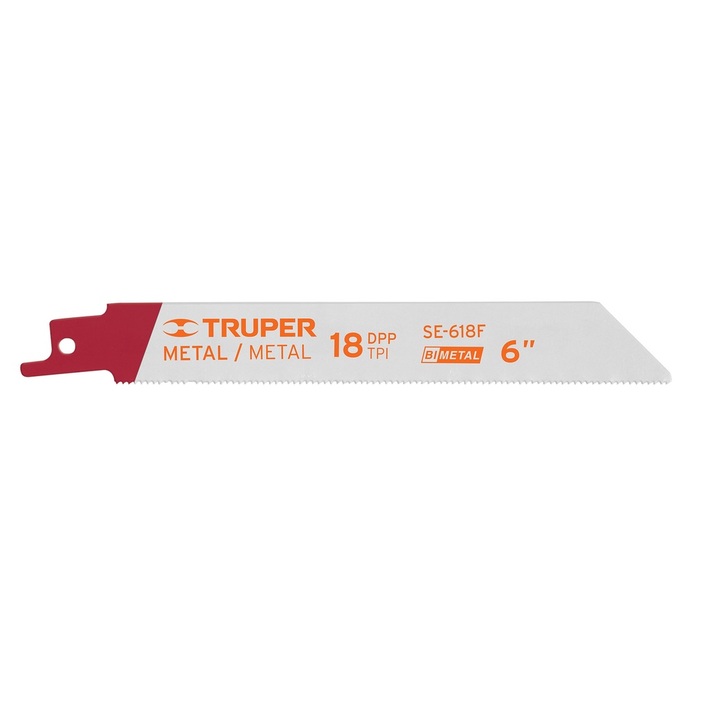 10796 / Blíster con 2 seguetas sierra sable 6' 18 DPP para metal, Truper