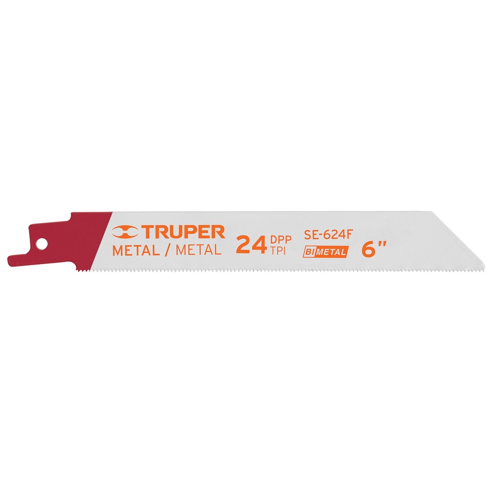 10797 / Blíster con 2 seguetas sierra sable 6' 24 DPP para metal, Truper