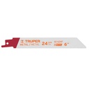 10797 / Blíster con 2 seguetas sierra sable 6' 24 DPP para metal, Truper