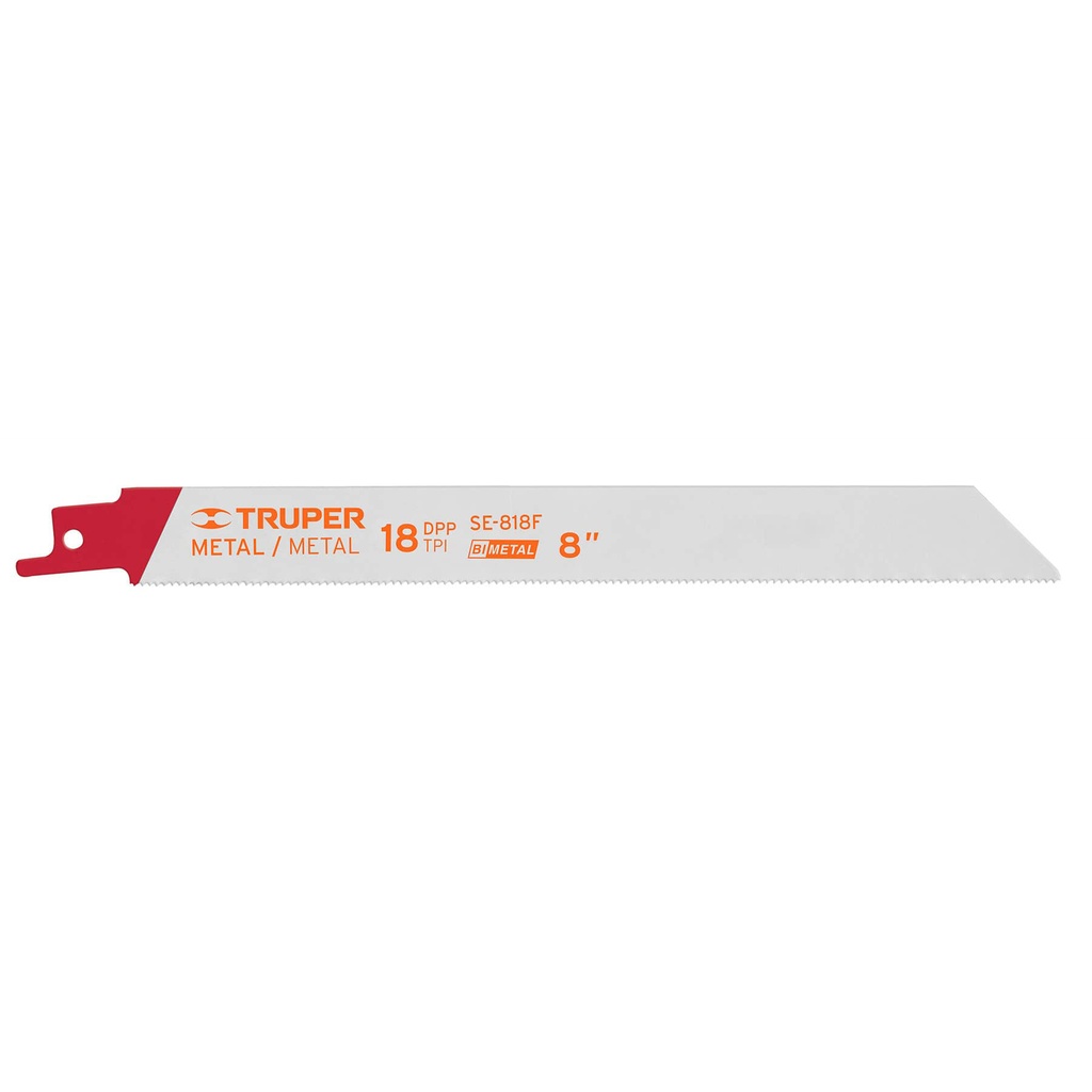 10798 / Blíster con 2 seguetas sierra sable 8' 18 DPP para metal, Truper