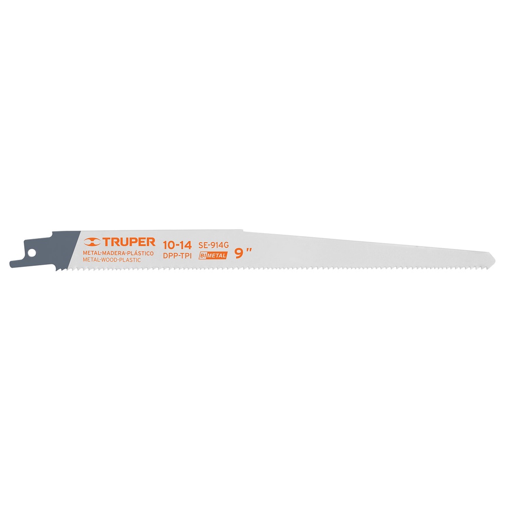 10791 / Blíster con 2 seguetas sierra sable 9' 10-14 DPP uso general, Truper