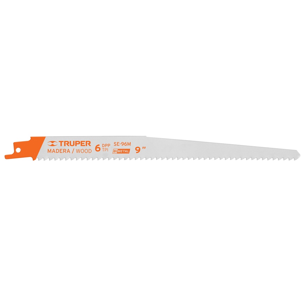 10788 / Blíster con 2 seguetas sierra sable 9' 6 DPP para madera, Truper