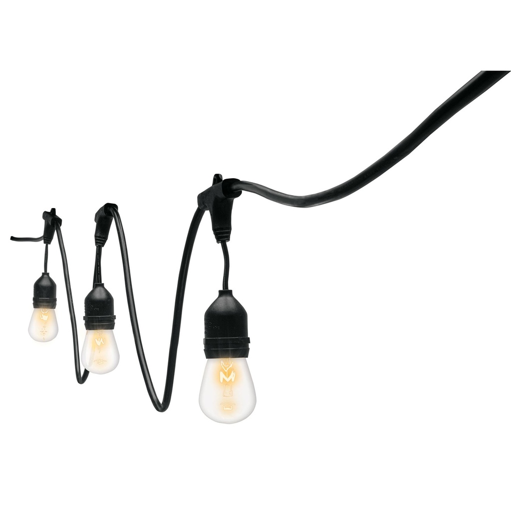 49993 / Serie de 14.6 m con 24 luces incandescentes para exterior, Volteck