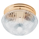 46627 / Luminario decorativo 15x24 cm pantalla cristal, s/lámparas, Volteck