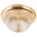 46626 / Luminario decorativo 15x28 cm pantalla cristal, s/lámparas, Volteck