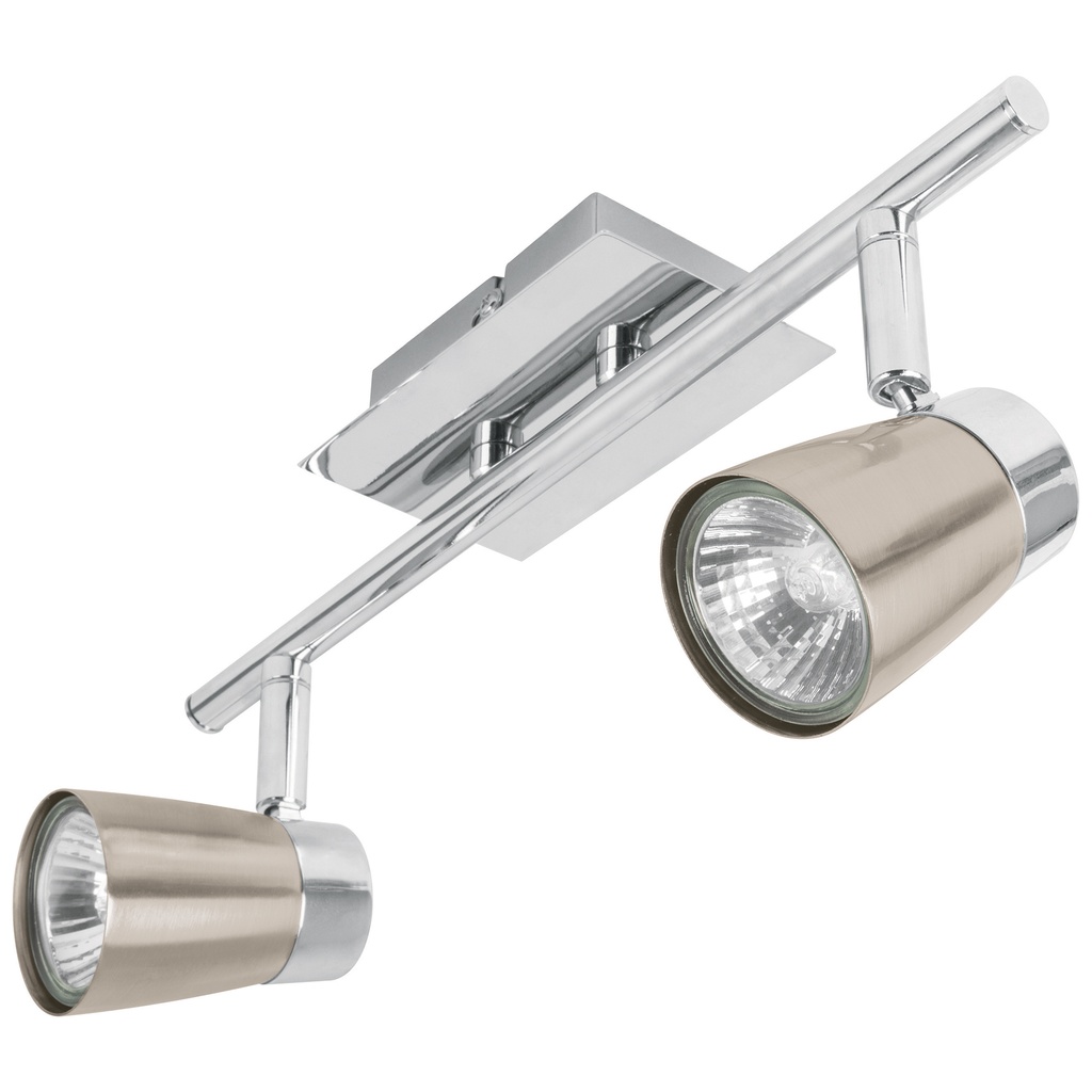 48433 / Luminario de sobreponer con 2 spots base GU10, Volteck