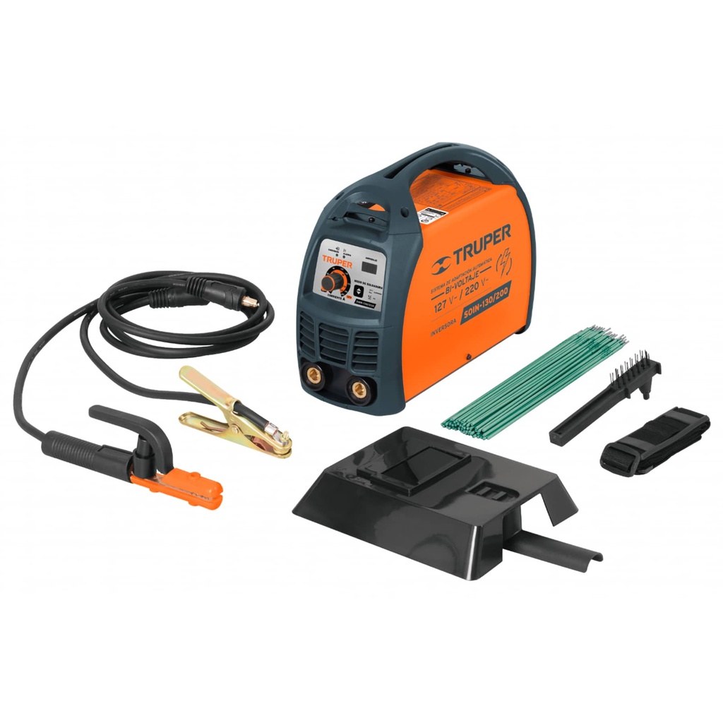 16053 / Soldadora inversora bi-voltaje 200 A, 127 V/220 V, Truper