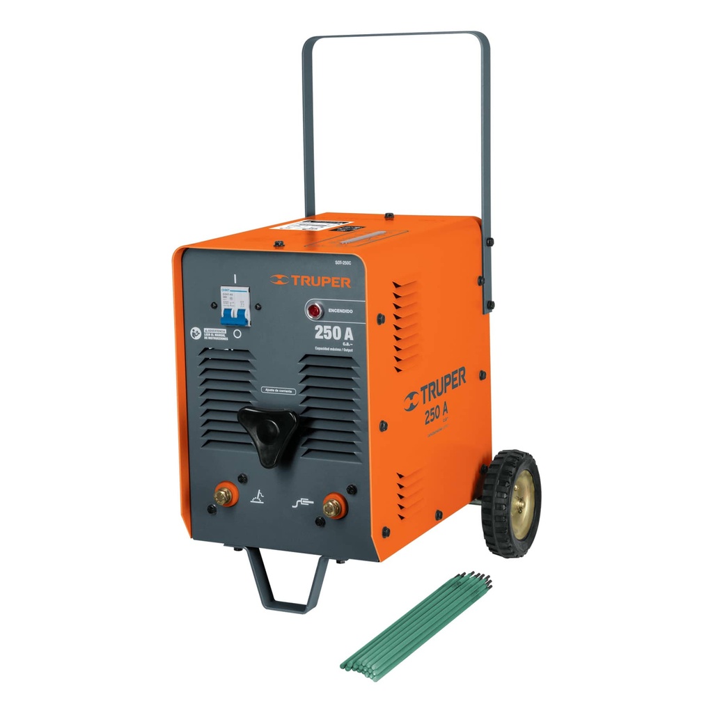 13107 / Soldadora arco eléctrico compacta, 250 A, Latam, Truper