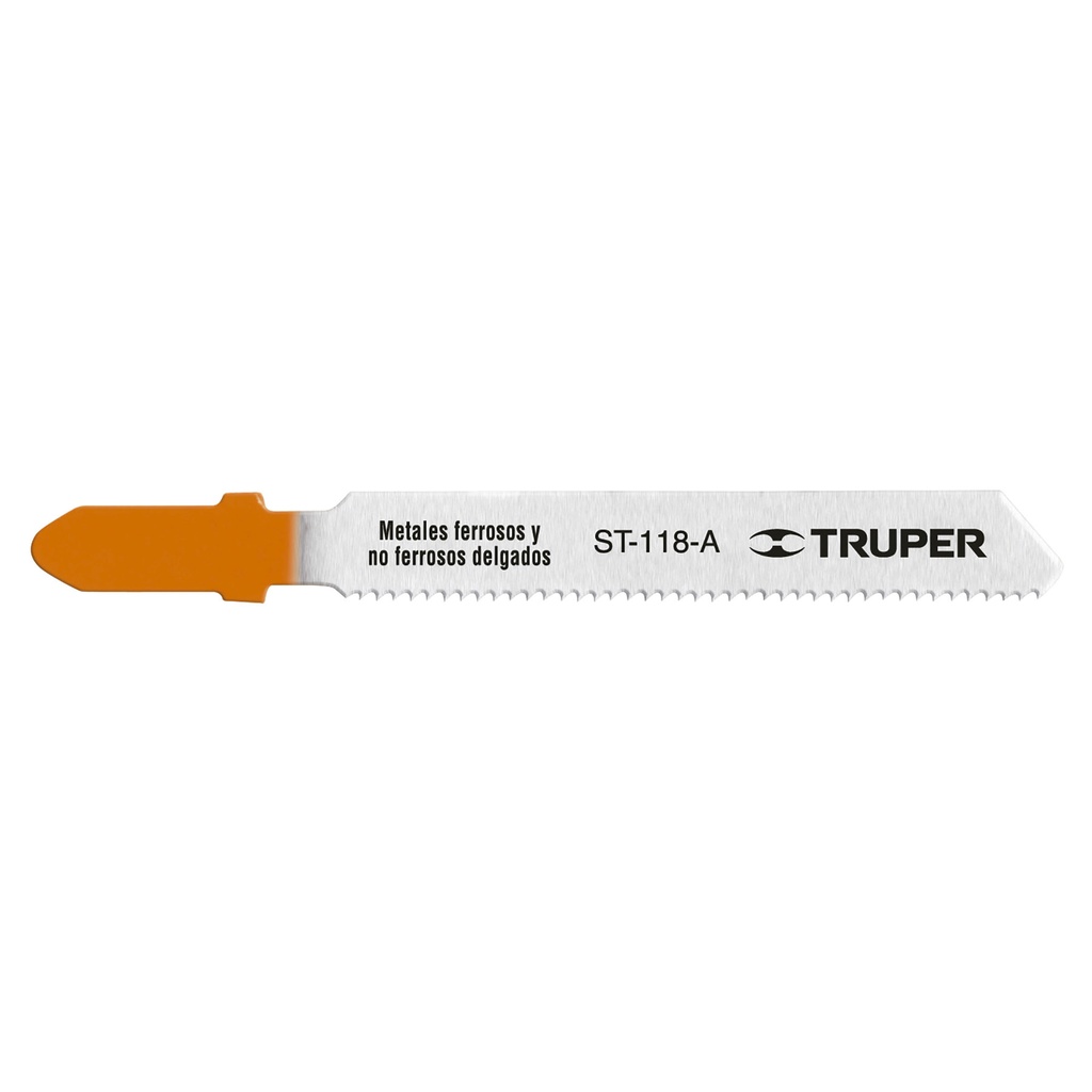 18128 / Blíster con 5 seguetas 21 DPP zanco 'T' corte recto metal, Truper