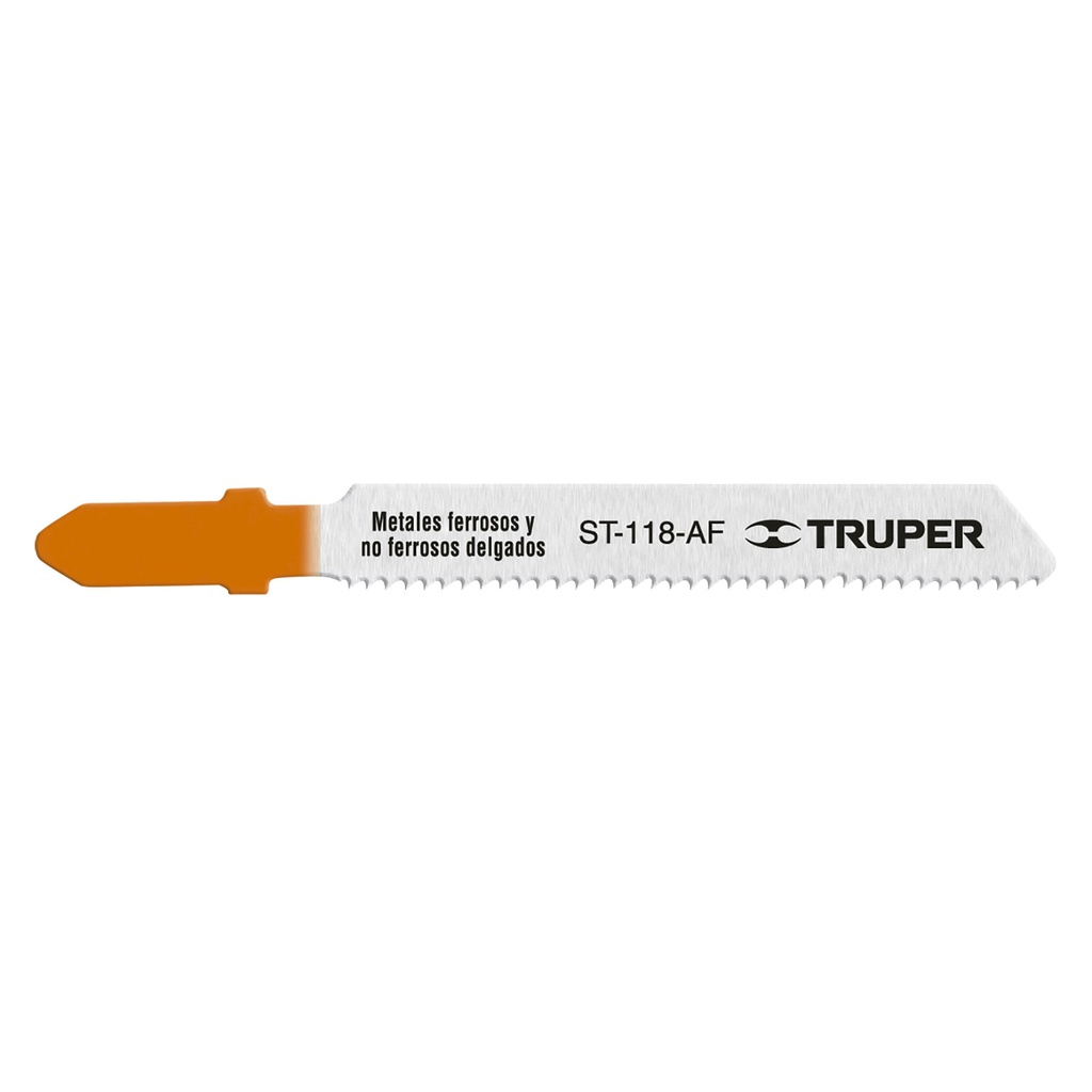 18129 / Blíster con 5 seguetas 18 DPP zanco 'T' corte recto metal, Truper