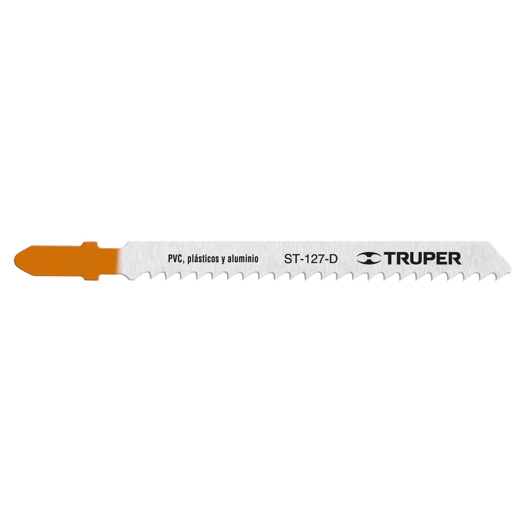 18132 / Blíster con 5 seguetas 8 DPP zanco 'T' corte recto metal, Truper