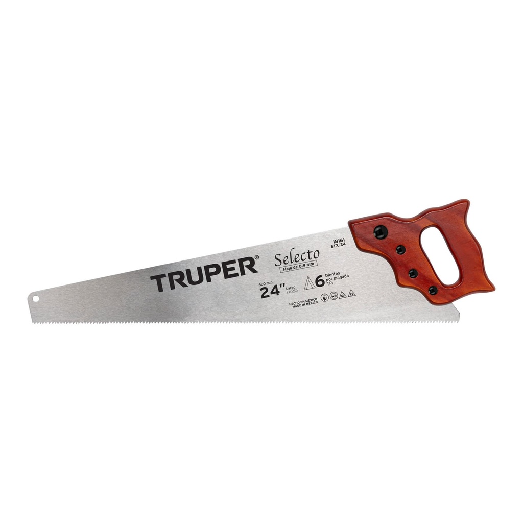 18161 / Serrucho 24' Selecto, 6 DPP, Truper