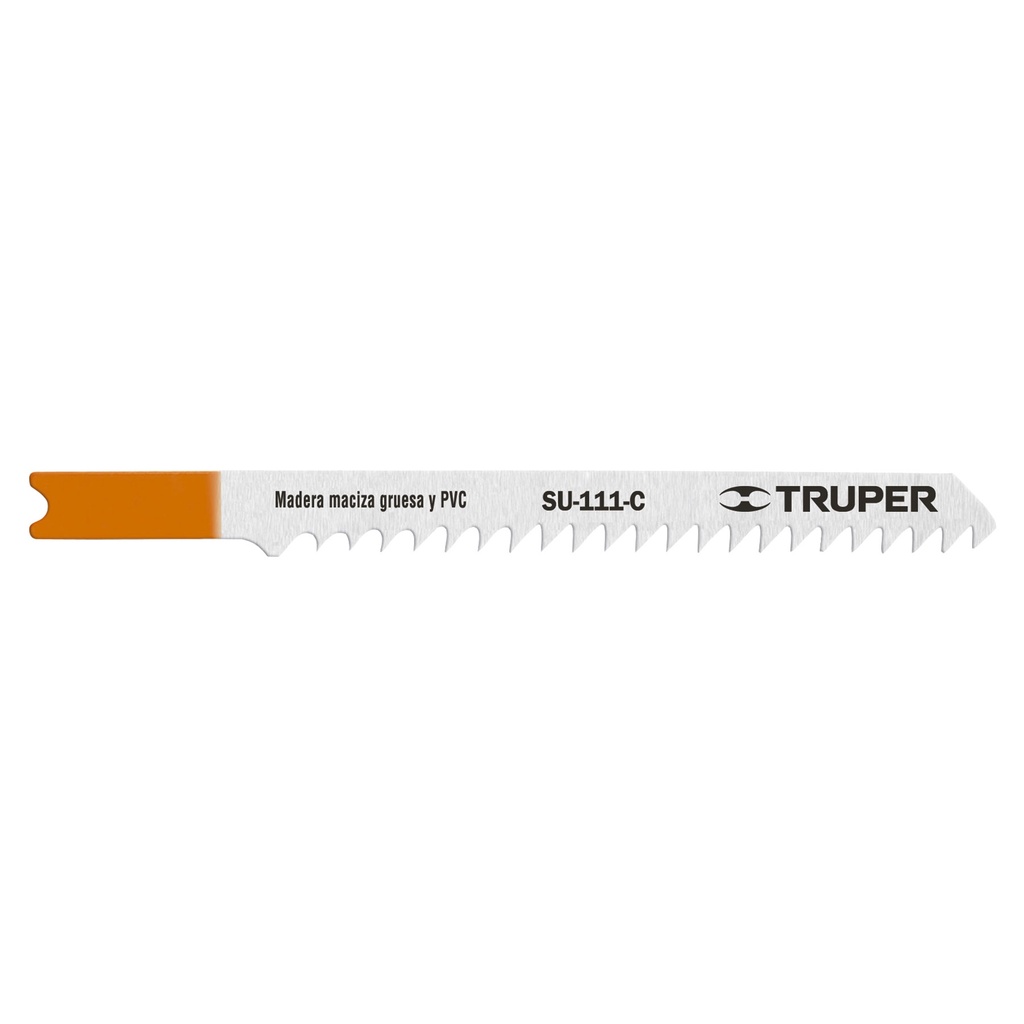 18137 / Blíster con 5 seguetas 8 DPP zanco 'U' corte recto madera, Truper