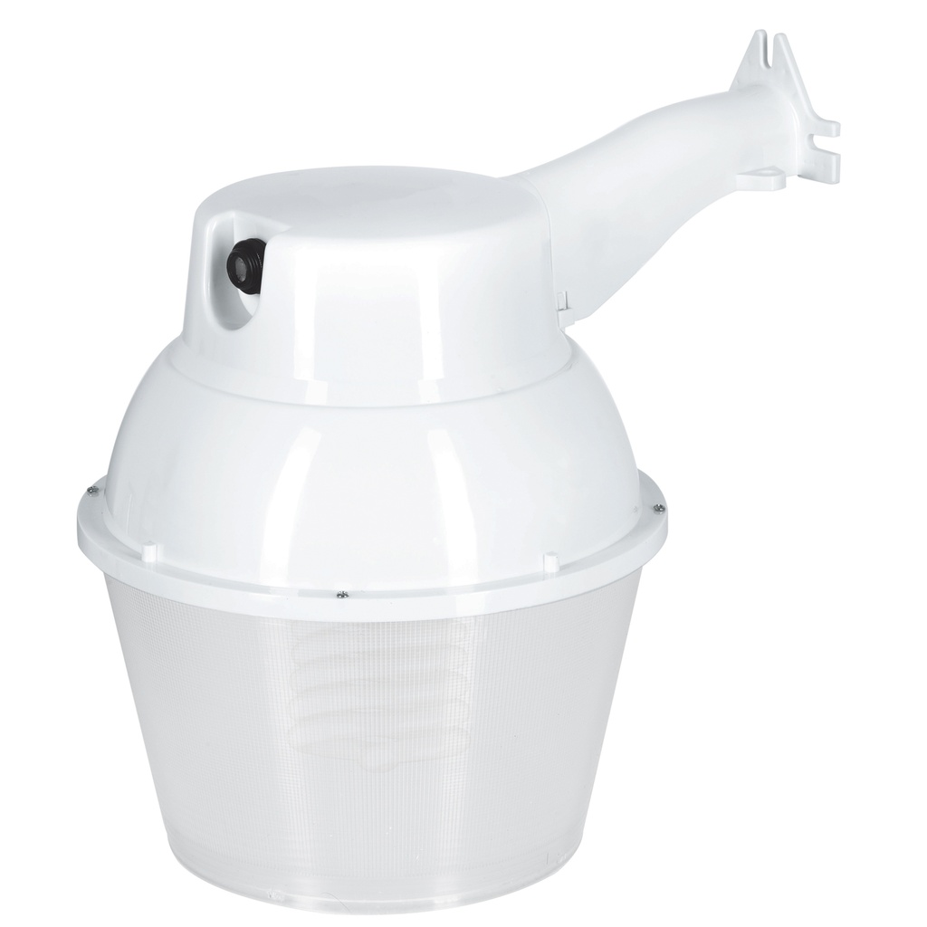 46603 / Luminario suburbano de ABS 65 W sensor de luz, con lámpara, Volteck