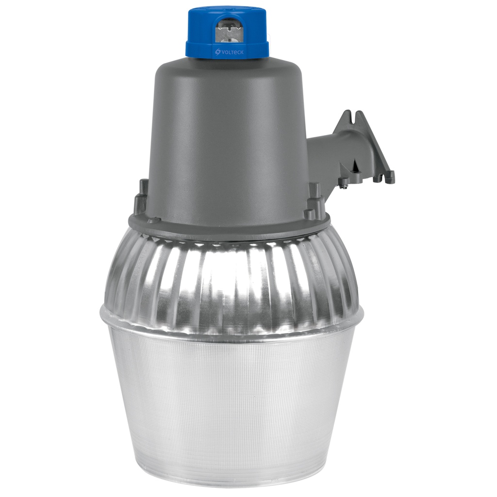 46297 / Luminario suburbano metálico 45 W sensor de luz, con lámpara, Volteck