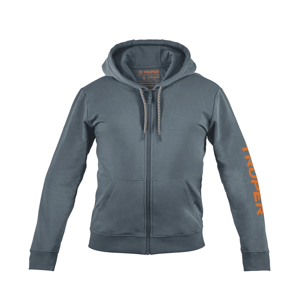 65031 / Sudadera gris para caballero, talla CH, Truper