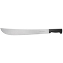 10256 / Machete estándar 18' cacha negra inyectada, en bolsa, Truper