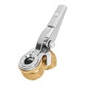 19026 / Cabeza infladora de llantas c/clip, hembra, cuerda 1/4 NPT, Truper