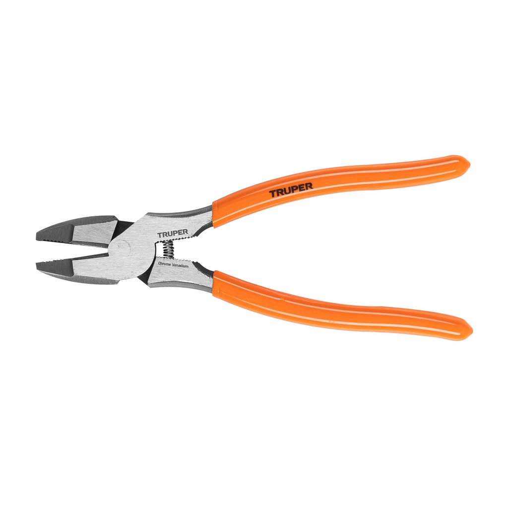 100138 / Pinza para electricista 8' alta palanca mango PVC, Truper