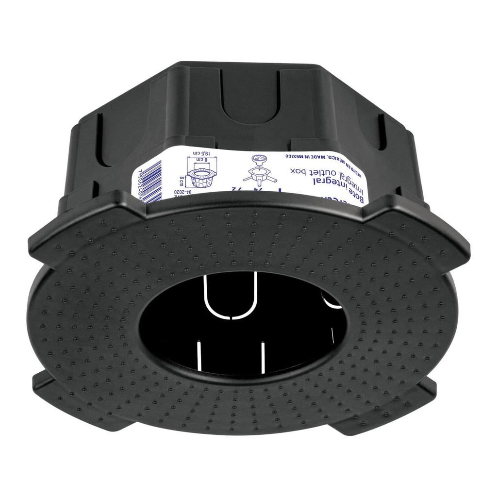 48372 / Bote integral de 8 cm, aro interno de 8 cm, Volteck