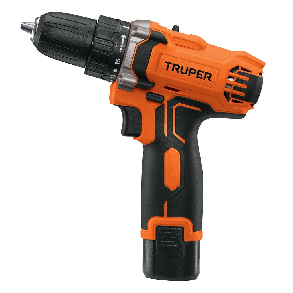 18653 / Taladro compacto inalámbrico 3/8', 12 V, Truper