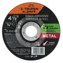11549 / Disco Tipo 42 de 4-1/2' x 3.2 mm corte metal, Truper Expert