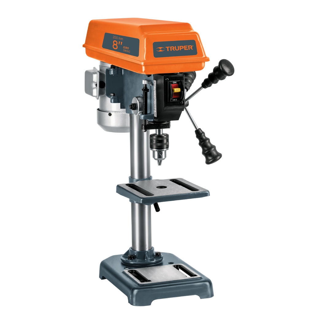 16174 / Taladro de piso 8', 1/3 HP (250 W), broquero 1/2', Truper