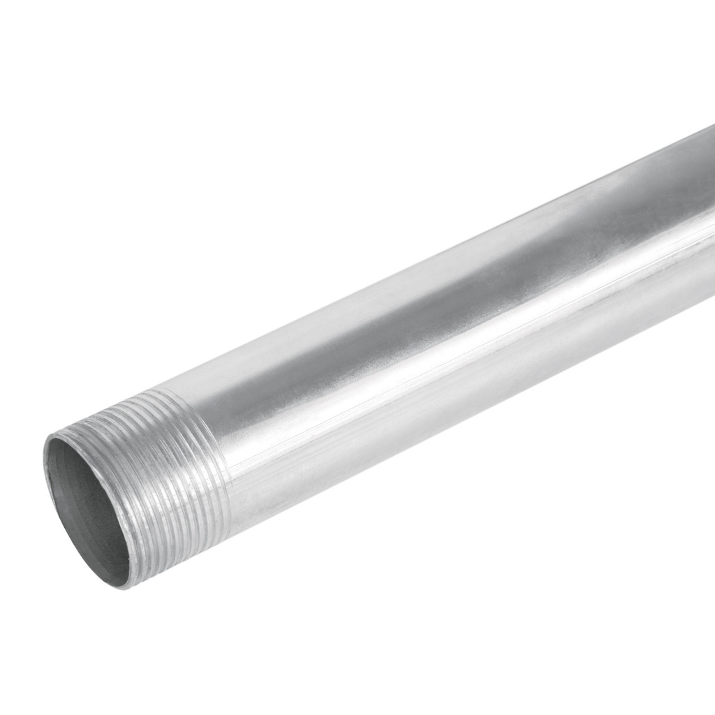 47233 / Tubo de acero roscado de 3 m pared gruesa, 1-1/4', Volteck
