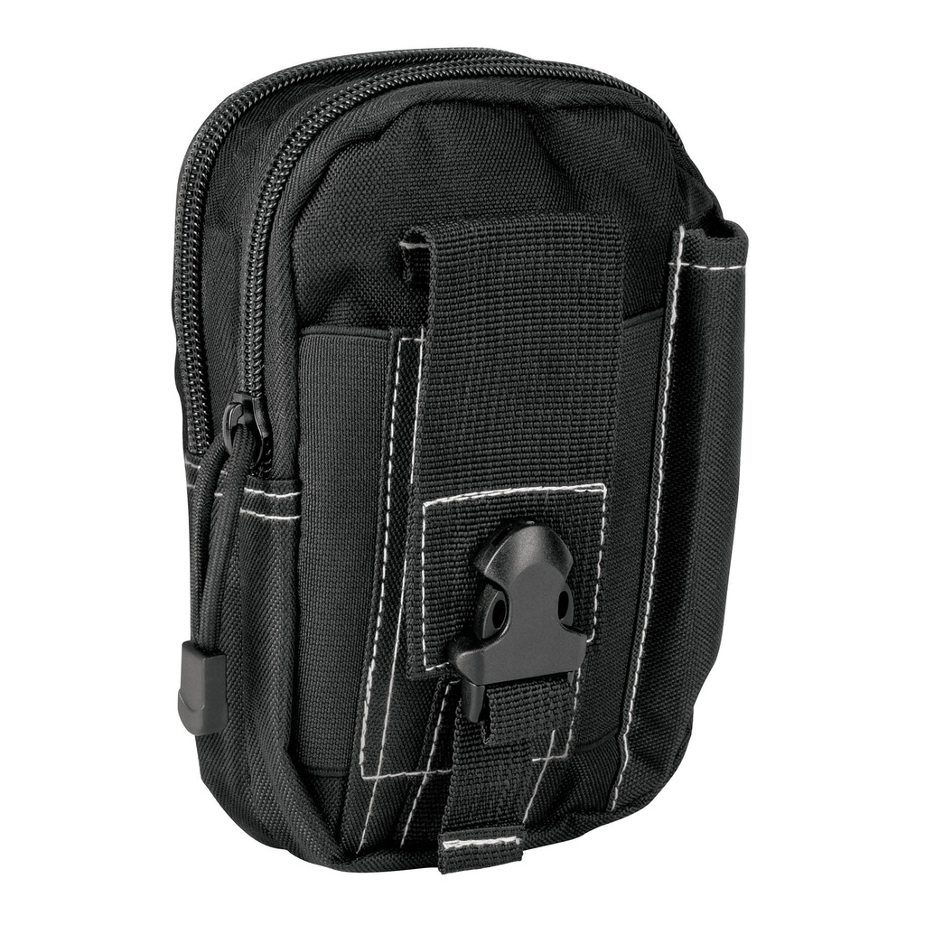 67021 / Bolso táctico negro para cinturón, Truper