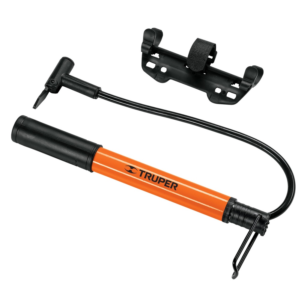 13790 / Mini bomba manual para bicicleta, 60 PSI, Truper